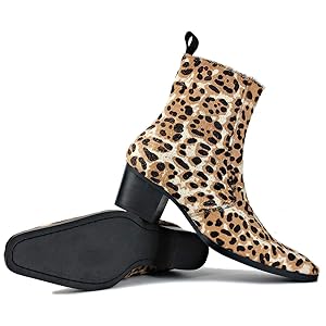 シューズ・サンダルその他 PRADA LEOPARD-PRINTED CALF HAIR CHELSEA BOOTS Leopard-print calf hair ankle boots in brown - Prada | Mytheresa